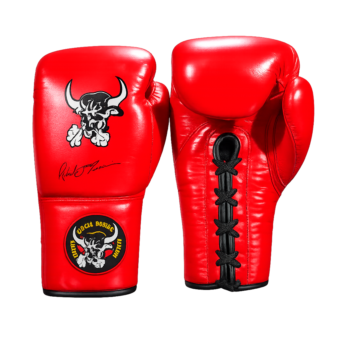 RGBA Lace-Up Gloves - Classic Red