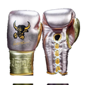 RGBA Lace-Up Gloves - Pink & Gold