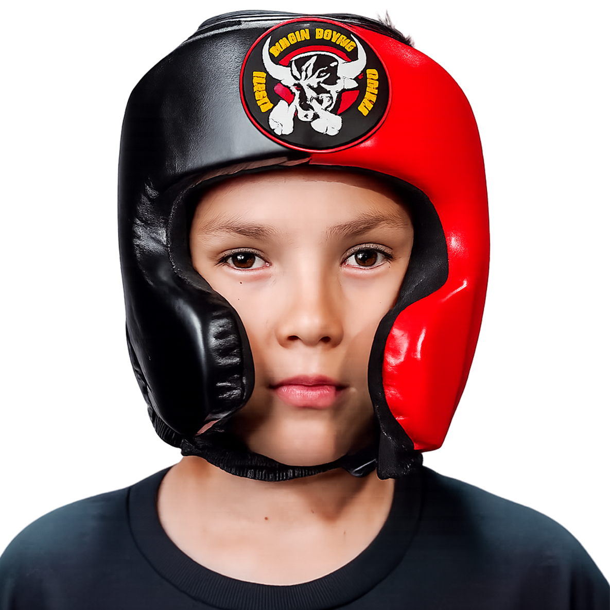 RGBA Premium Leather Headgear - Red