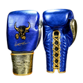 RGBA Lace-Up Gloves - Blue & Gold